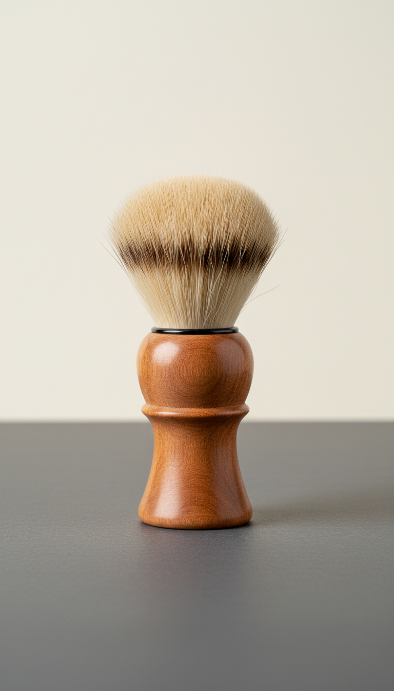 Sandalwood shaving brush handcrafted bristles