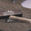 Barber-Grade Wood Comb