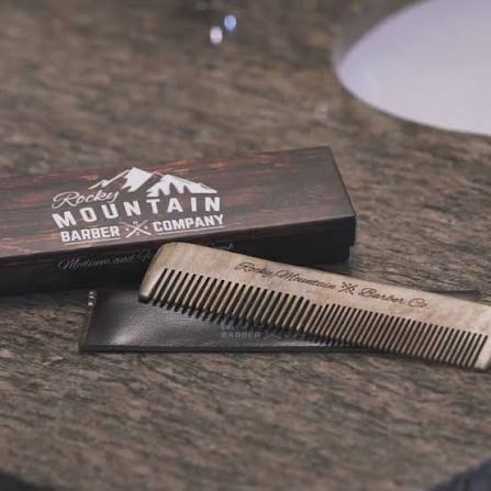Barber-Grade Wood Comb